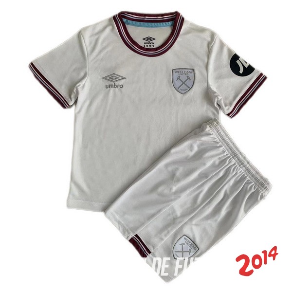 Camiseta Del Conjunto Completo Hombre West Ham Segunda 2023/2024