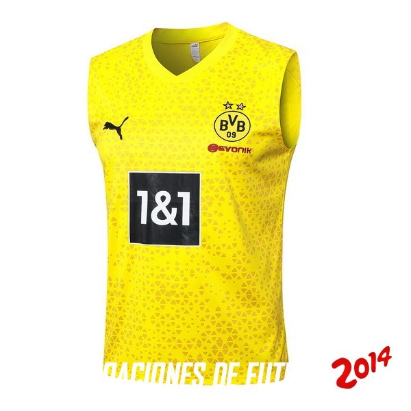 Entrenamiento Sin Mangas Borussia Dortmund 2023/2024 Amarillo Negro