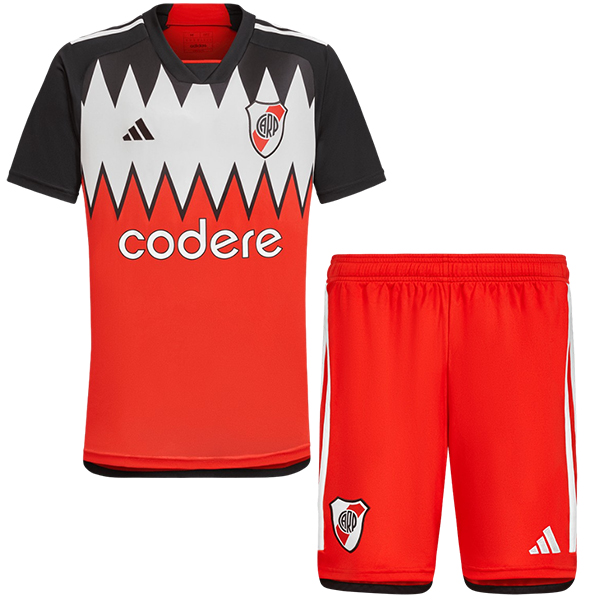 Camiseta Del Conjunto Completo River Plate Ninos Segunda 2023/2024