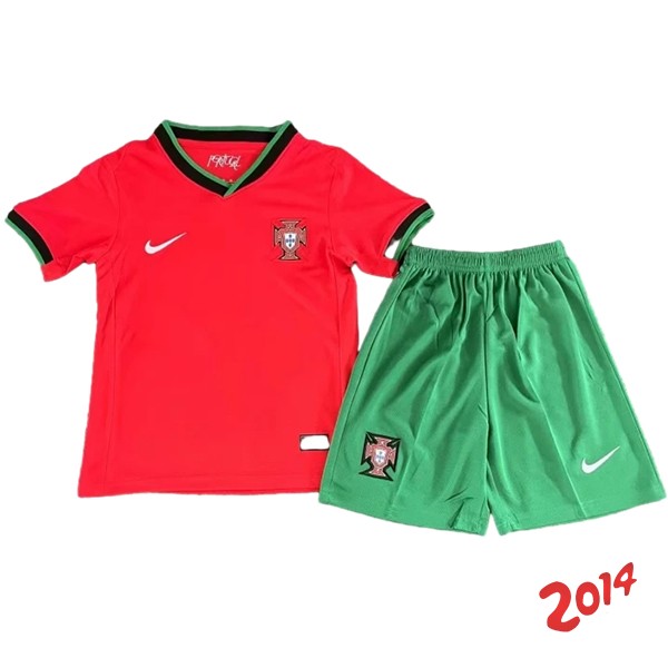 Camiseta Del Portugal Nino Primera 2024
