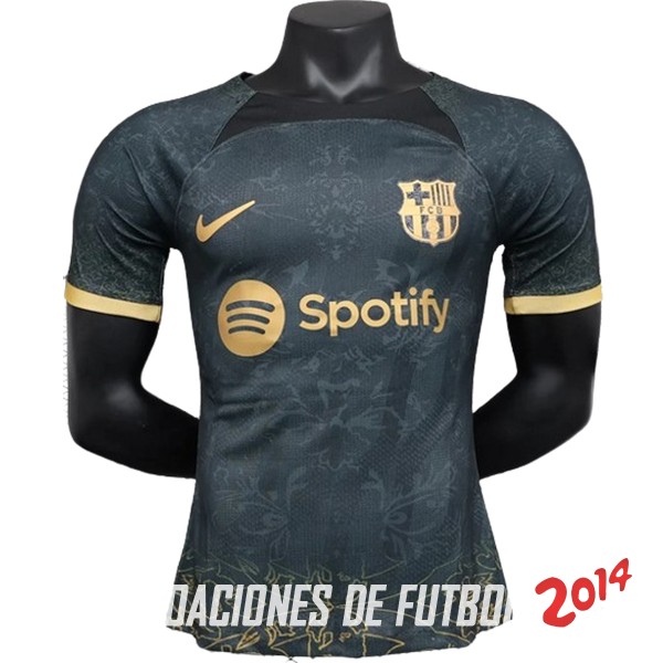 Tailandia Jugadores Camiseta Del Barcelona Especial 2023/2024 Negro Amarillo