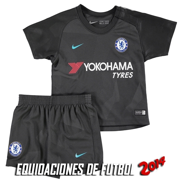 Camiseta Del Conjunto Completo Chelsea Nino Tercera Equipacion 2017/2018