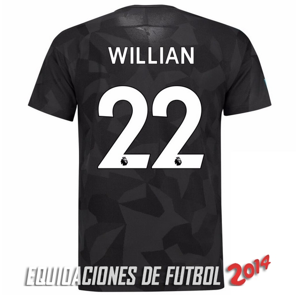 Willian de Camiseta Del Chelsea Tercera Equipacion 2017/2018