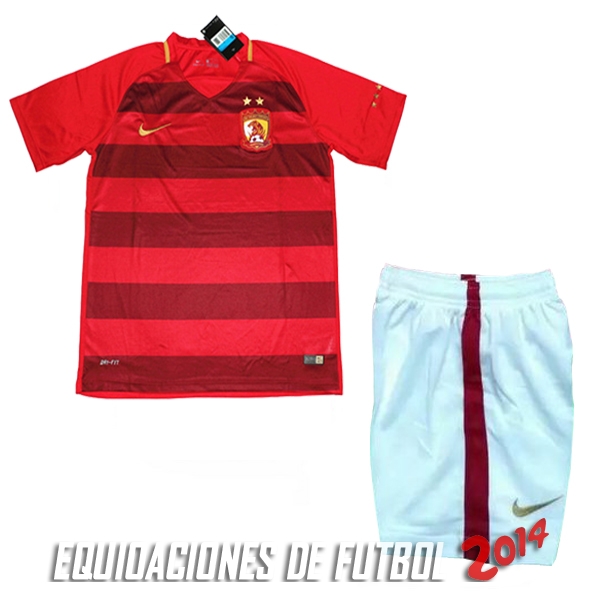 Camiseta Del Hengda Nino Primera 2017/2018 Camiseta Del Hengda Nino Primera 2017/2018