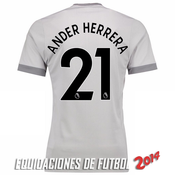Ander Herrera de Camiseta Del Manchester United Tercera Equipacion 2017/2018
