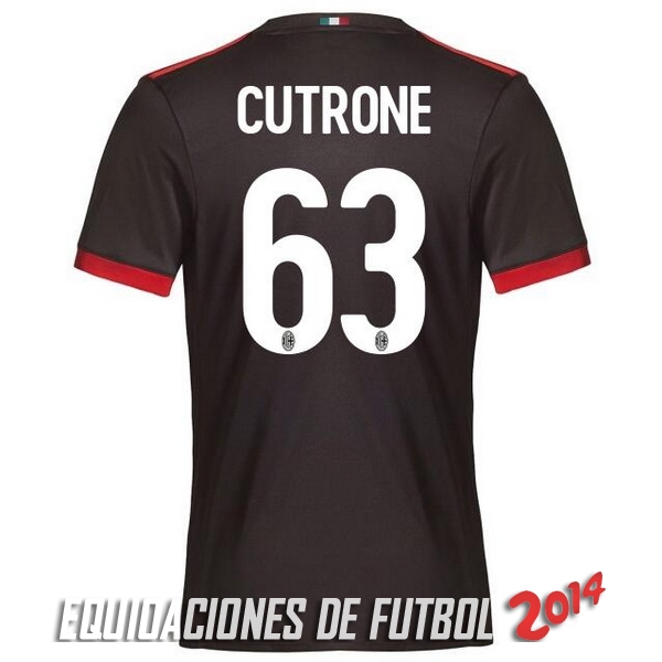 Cutrone de Camiseta Del AC Milan Tercera Equipacion 2017/2018