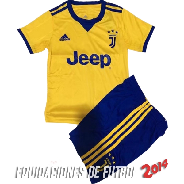 Camiseta Del Conjunto Completo Juventus Nino Segunda Equipacion 2017/2018