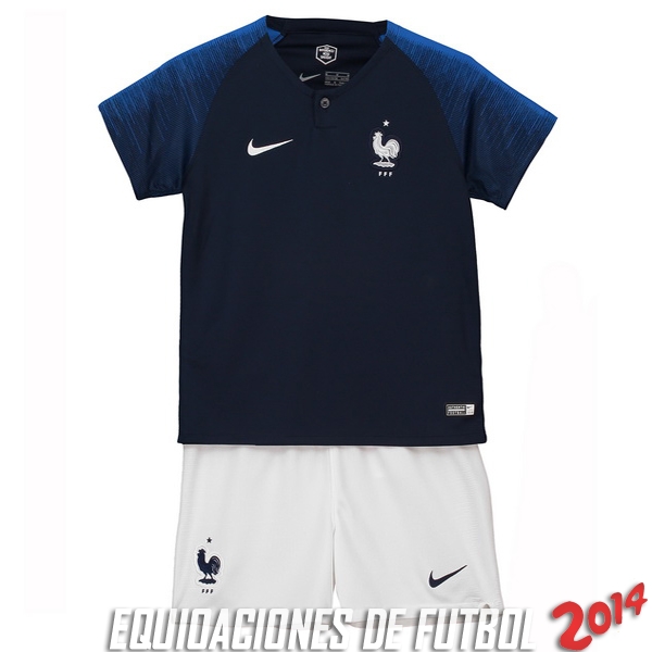 Camiseta Del Conjunto Completo Francia Nino Primera Equipacion 2018