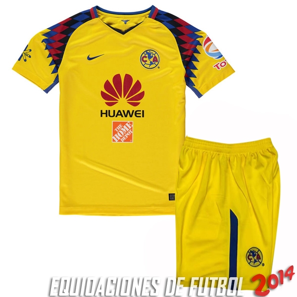 Camiseta Del Conjunto Completo Club América Tercera Nino 2017/2018