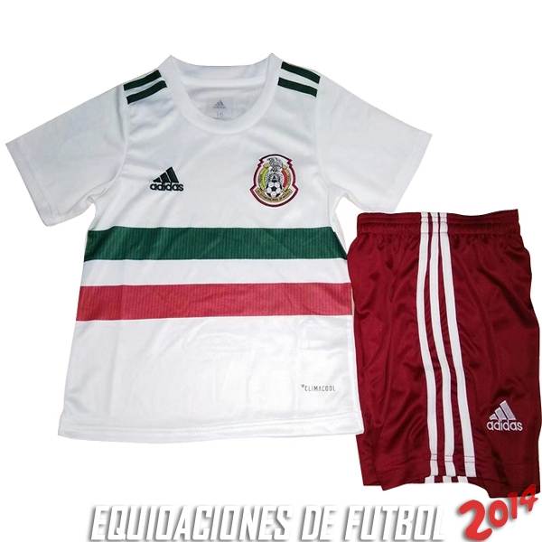 Camiseta Del Conjunto Completo Mexico Nino Segunda Equipacion 2018