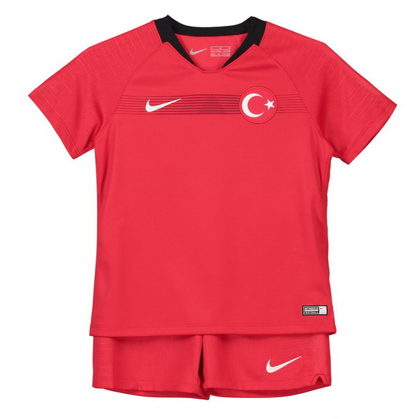 Camiseta Del Conjunto Completo Turquía Nino Primera Equipacion 2018