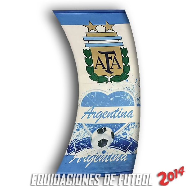 Futbol Bandera de Argentina 2018 Blanco