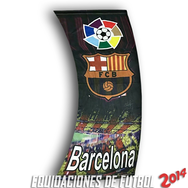 Futbol Bandera de Barcelona 2018 Negro