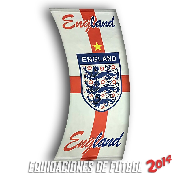 Futbol Bandera de Inglaterra 2018 Blanco