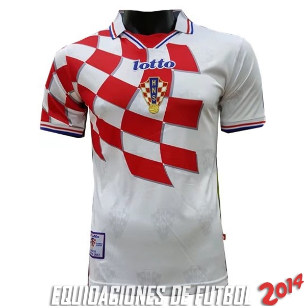 Retro Camiseta De Croacia de la Seleccion Primera 1998