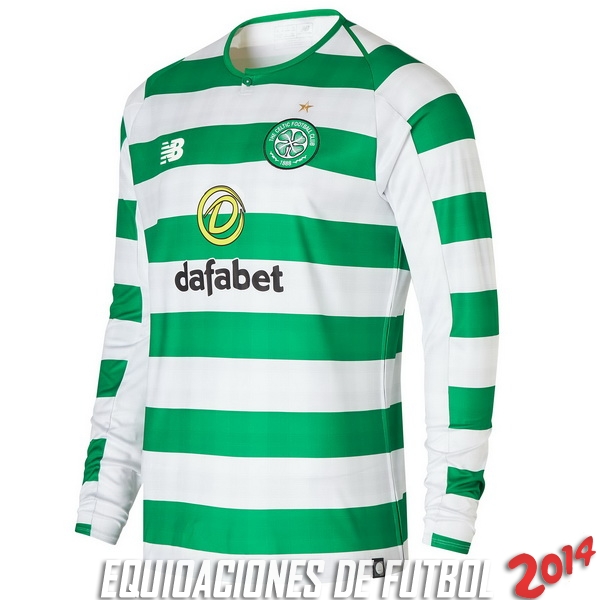 Camiseta Del Celtic Manga Larga Verde Equipacion 2018/2019
