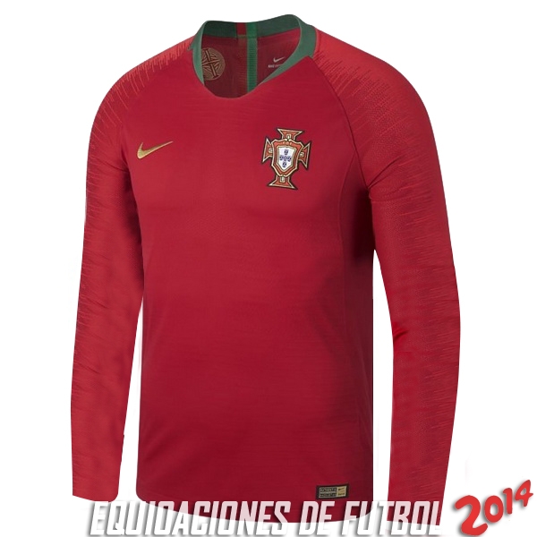 Camiseta Del Portugal Manga Larga Primera 2018
