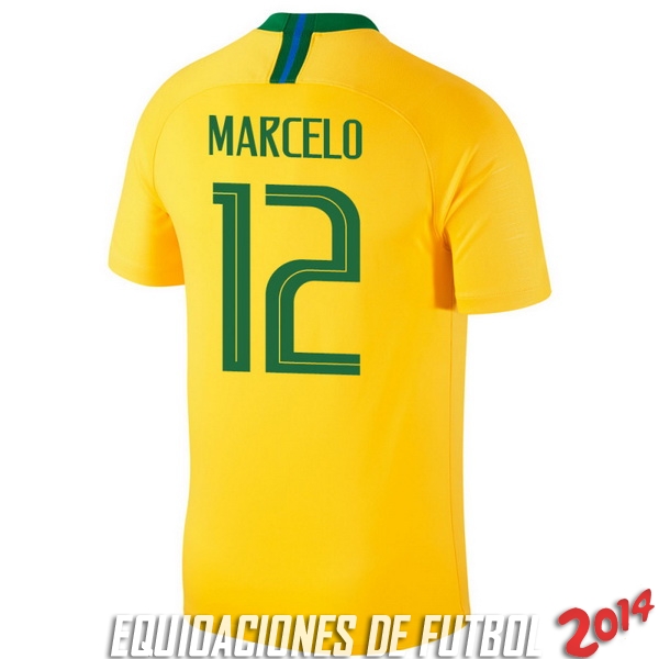 Marcelo Camiseta De Brasil de la Seleccion Primera 2018