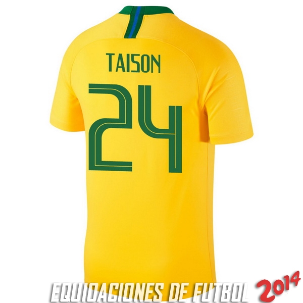 Taison Camiseta De Brasil de la Seleccion Primera 2018