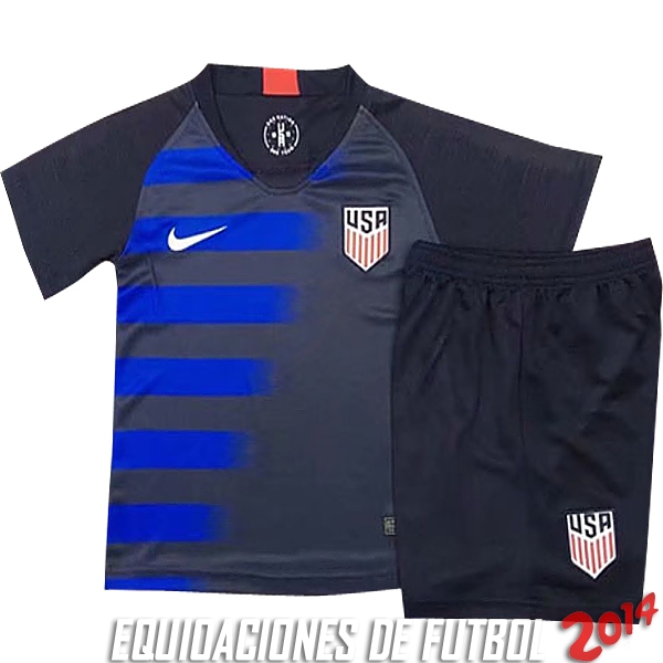 Camiseta Del Conjunto Estados Unidos Nino Segunda 2018