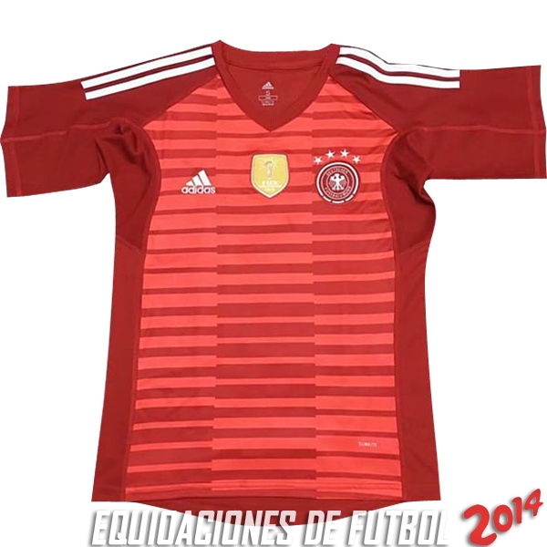 Camiseta De Alemania Portero de la Seleccion Rojo 2018