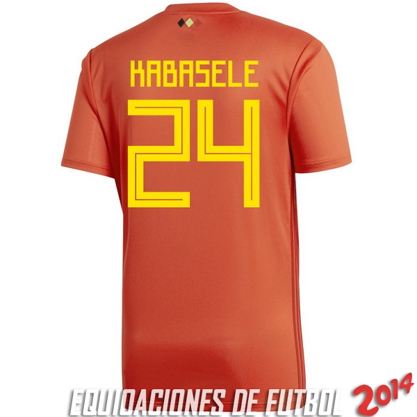 Kabasele de Camiseta Del Belgica Primera Equipacion 2018