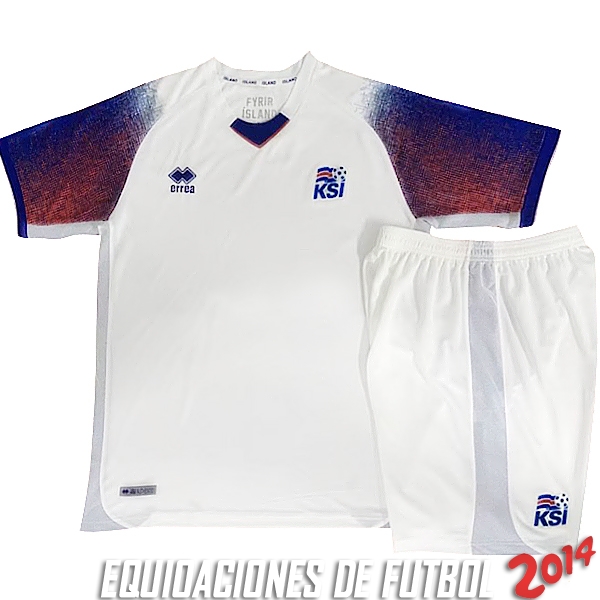 Camiseta Del Conjunto Completo Islandia Nino Primera Equipacion 2020