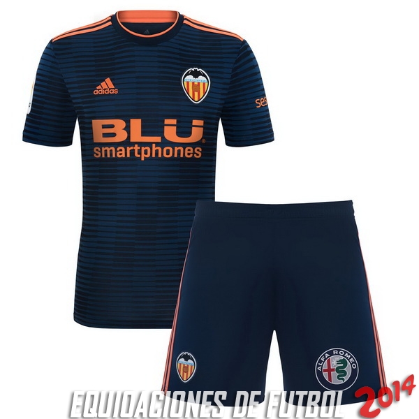Camiseta Del Conjunto Completo Valencia Nino Segunda 2018/2019