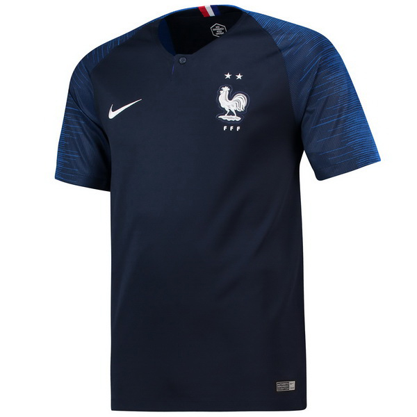 Championne du Monde Camiseta De Francia de la Seleccion Primera 2018 Dos estrellas