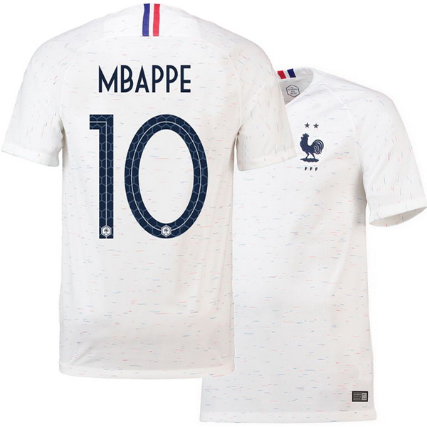 Mbappe Championne du Monde Camiseta De Francia de la Seleccion Segunda 2018 Dos estrellas