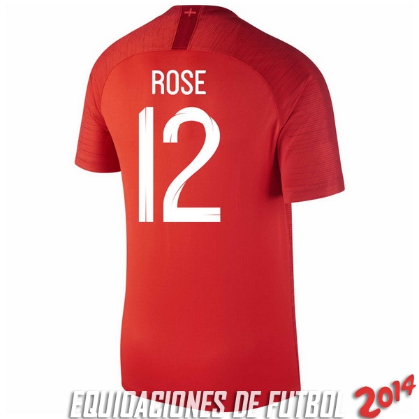 Rose Camiseta De Inglaterra de la Seleccion Segunda 2018