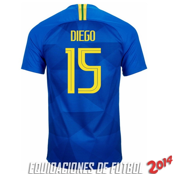 Diego Camiseta De Brasil de la Seleccion Segunda 2018