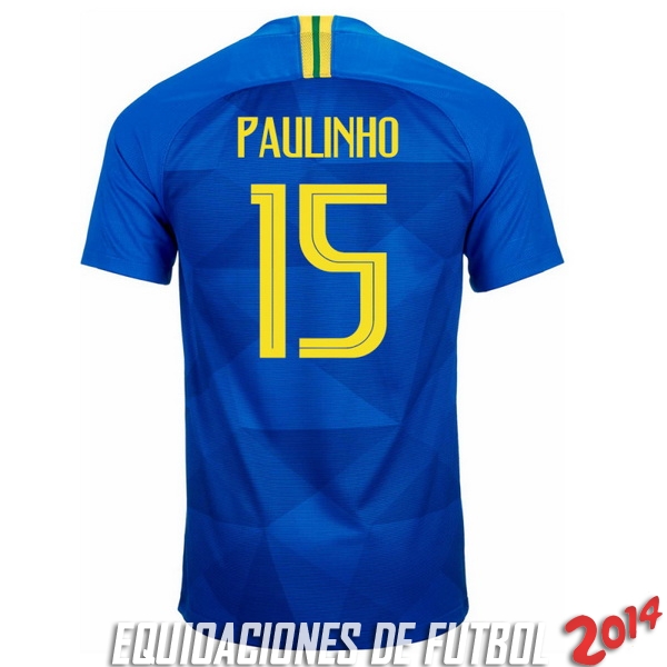 Paulinho Camiseta De Brasil de la Seleccion Segunda 2018