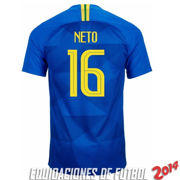 Neto Camiseta De Brasil de la Seleccion Segunda 2018