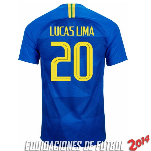 Lucas Lima Camiseta De Brasil de la Seleccion Segunda 2018