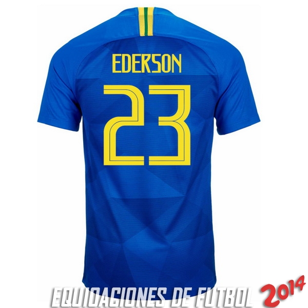 Ederson Camiseta De Brasil de la Seleccion Segunda 2018