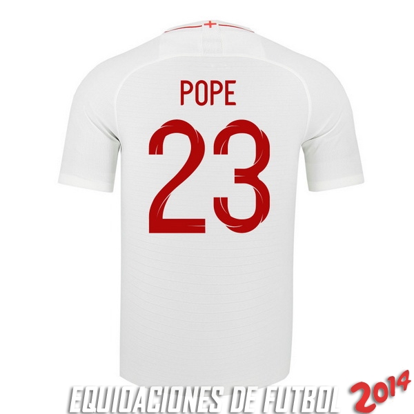 Pope Camiseta De Inglaterra de la Seleccion Primera 2018