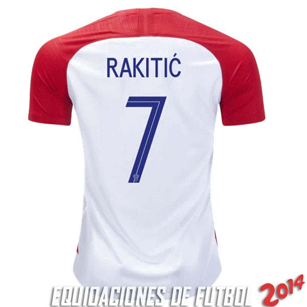 Rakitic Camiseta De Croacia de la Seleccion Primera 2018
