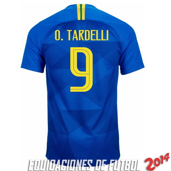 O.Tardelli Camiseta De Brasil de la Seleccion Segunda 2018
