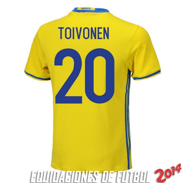 Toivonen Camiseta De Suecia de la Seleccion Primera 2018