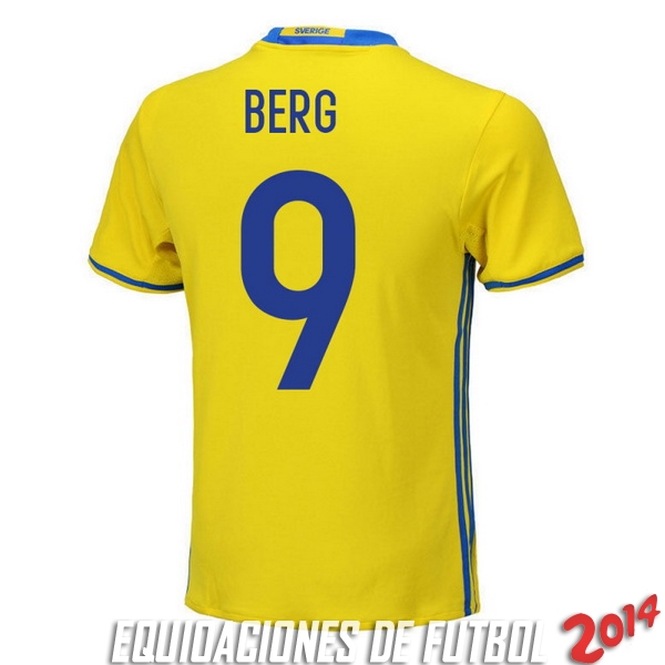 Berg Camiseta De Suecia de la Seleccion Primera 2018