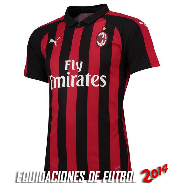 Camiseta Del AC Milan Primera 2018/2019