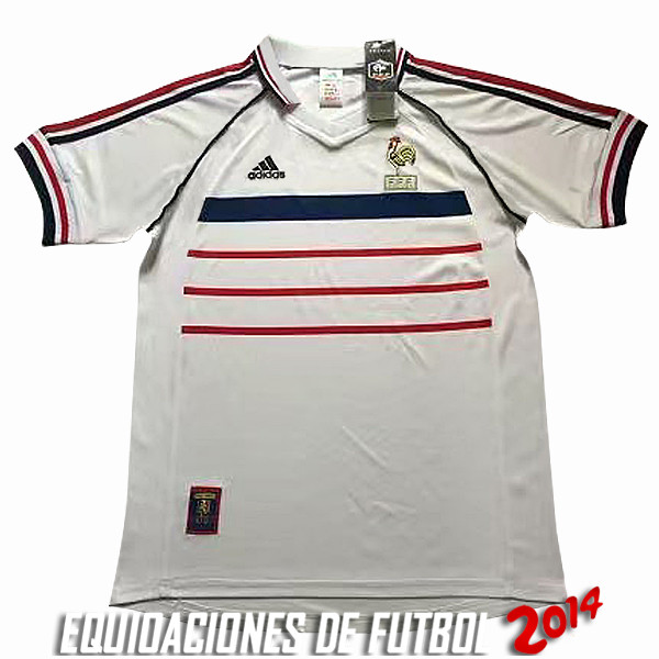 Retro Camiseta De Francia de la Seleccion Segunda 1998