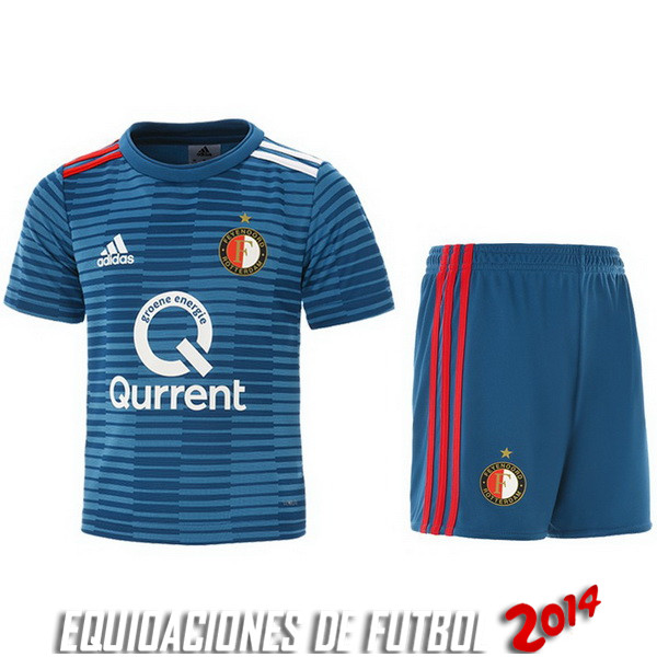 Camiseta Del Conjunto Completo Feyenoord Rotterdam Segunda Nino 2018/2019
