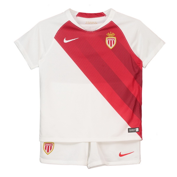 Camiseta Del Conjunto Completo AS Monaco Nino Primera Equipacion 2018/2019