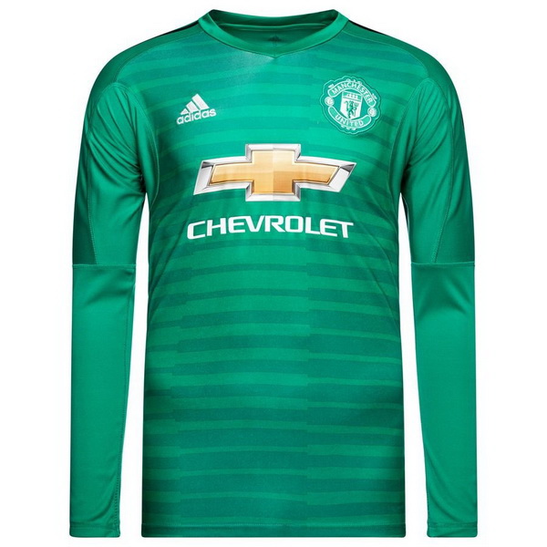 Camiseta Del Portero Manchester United Manga Larga Verde 2018/2019