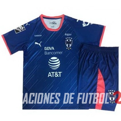 Camiseta Del Conjunto Completo Monterrey Nino Segunda Equipacion 2018/2019