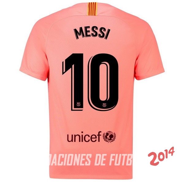 NO.10 Messi de Camiseta Del Barcelona Tercera Equipacion 2018/2019