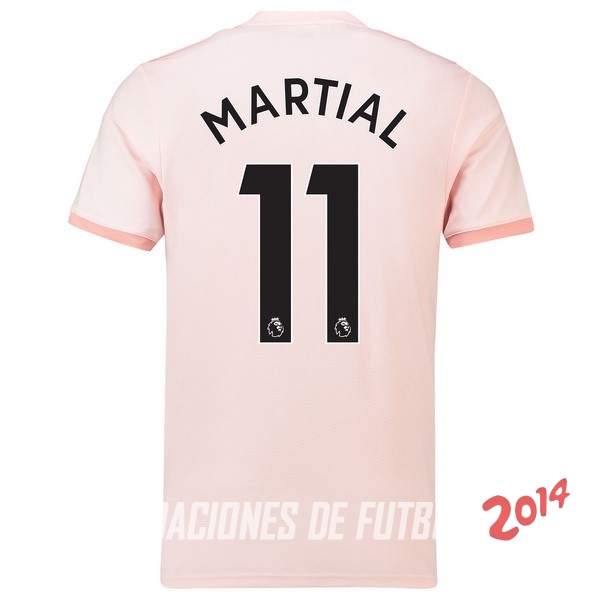 NO.11 Martial Segunda Camiseta Manchester United Segunda Equipacion 2018/2019