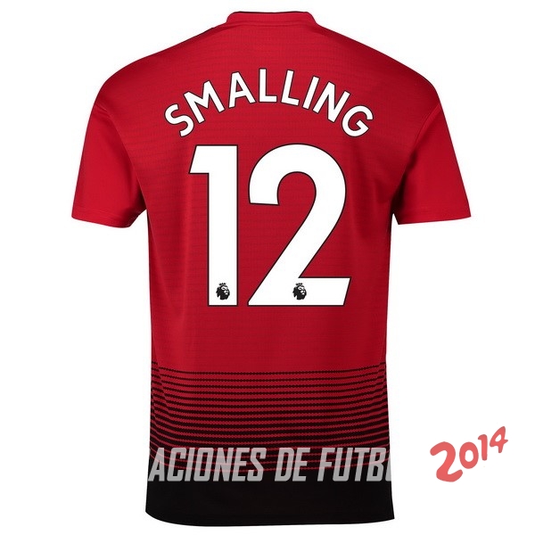 NO.12 Smalling de Camiseta Del Manchester United Primera Equipacion 2018/2019